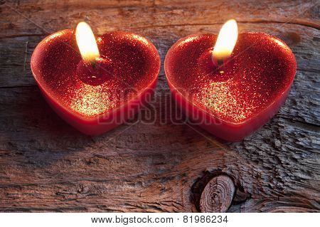 red candles