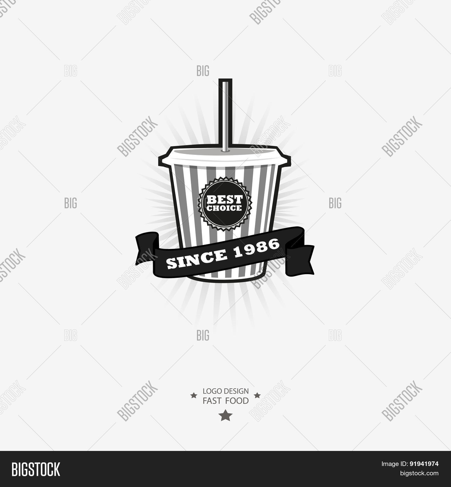 Paper Cup Logo. Fast Vector & Photo (Free Trial) Bigstock