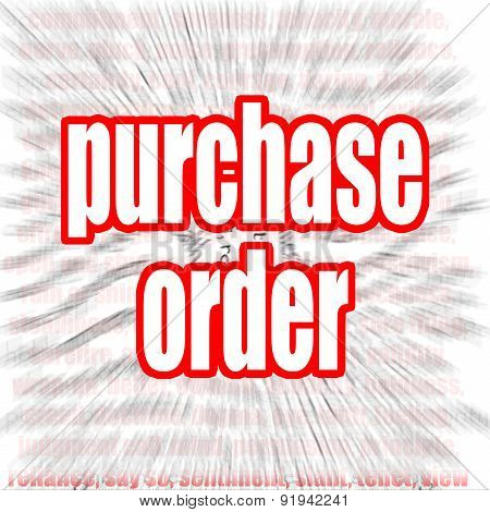 Purchase Order Word Cloud