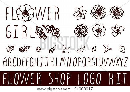Logo kit for flower shops