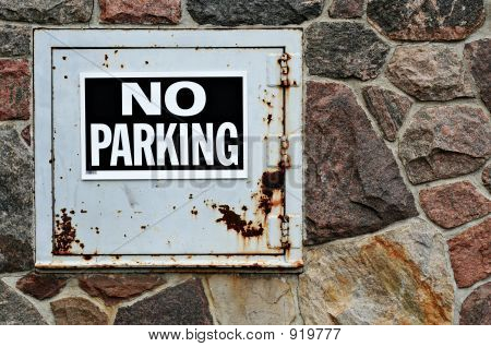 Inga tecken på parkering