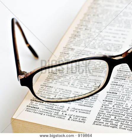 Vision glasögon ordbok