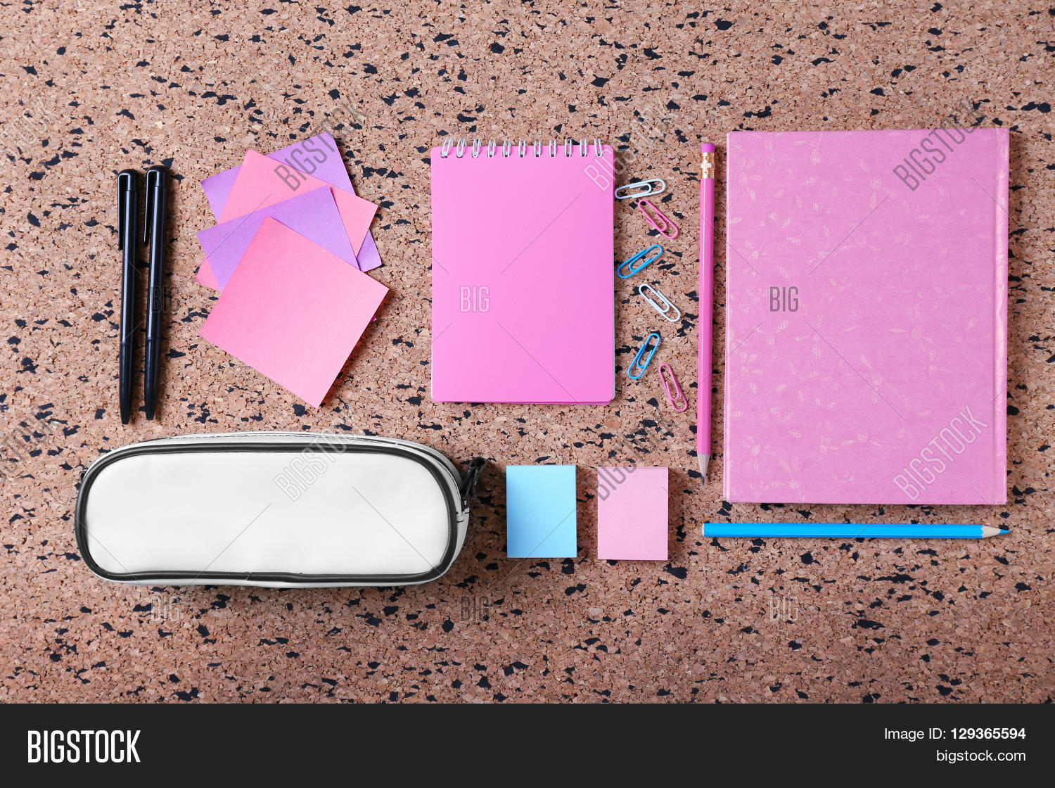 Stationery On Cork Image & Photo (Free Trial) Bigstock
