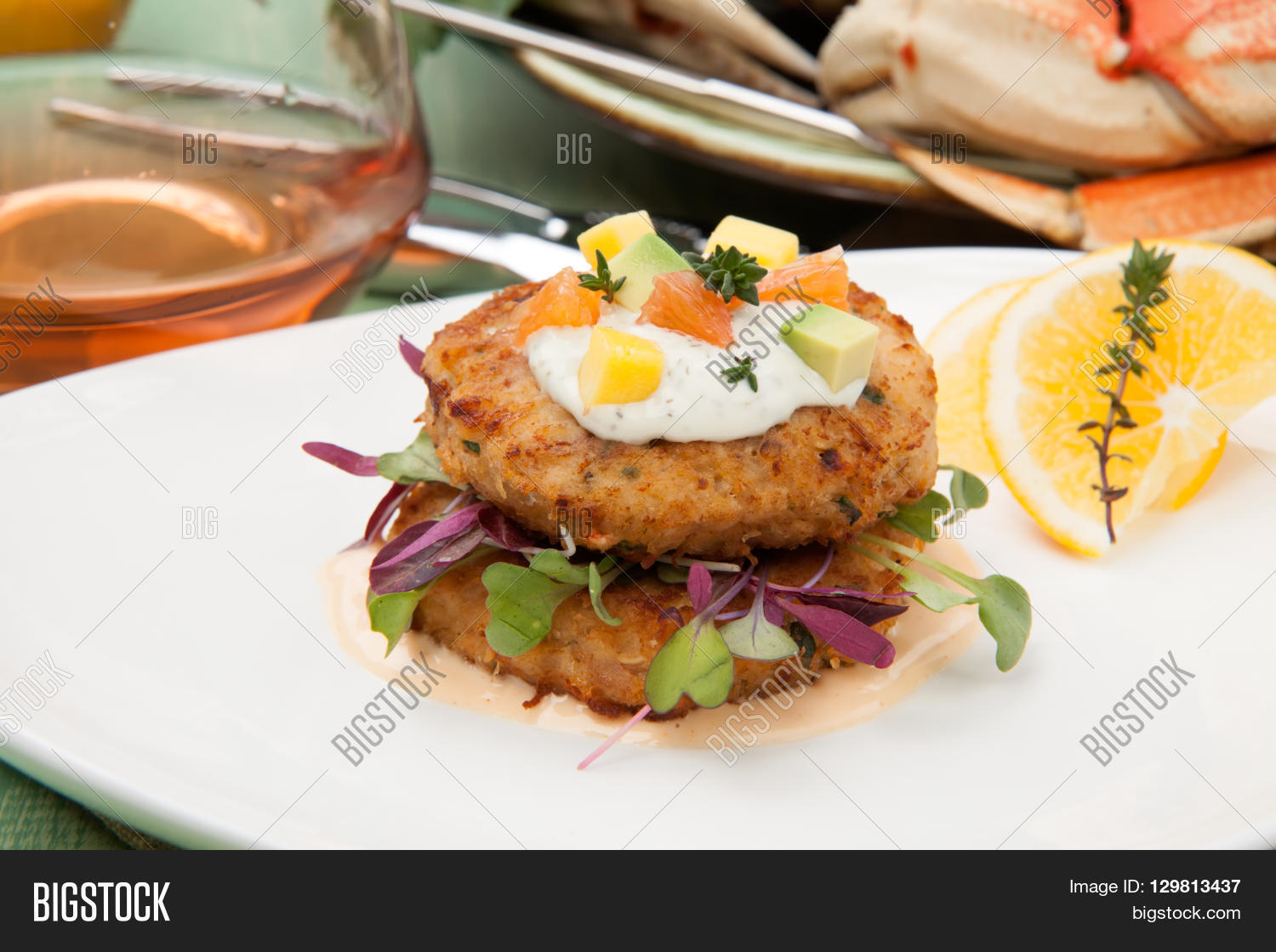Crab Cakes Appetizer Image & Photo (Free Trial) Bigstock
