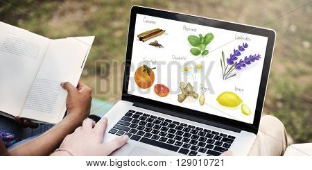 Health Healthcare Lyfestyle Natural Vitamins Concept