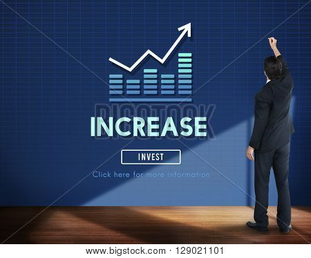 Increase Enlarge Expand Extend Growth Rise Concept