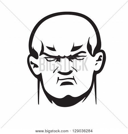 This is an illustration of big bully head