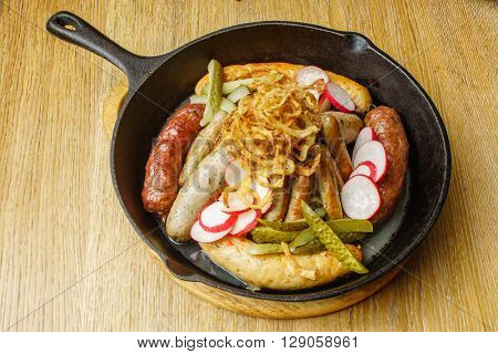 sausages in the bar
