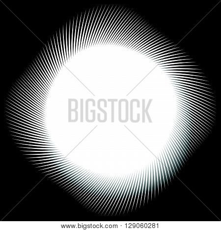 Abstract Monochrome Spirally, Spiral Element