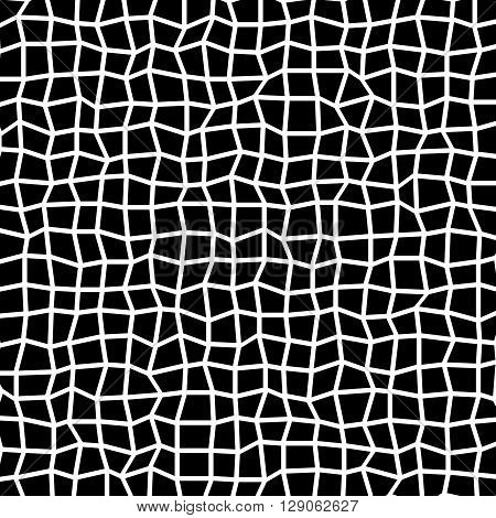 Uneven Geometric Mosaic Pattern - Irregular Surface, Stonework's Contour Pattern