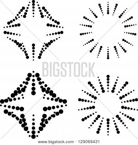 Set Of Dotted Elements