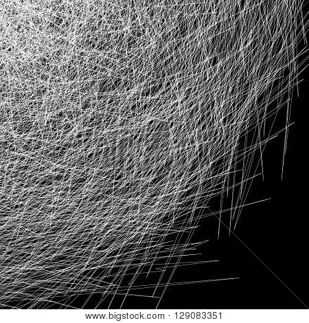 Entangled Texture Of Thin Lines.