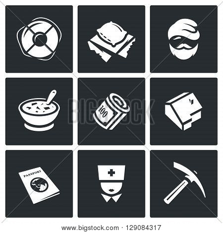 Lifebuoy, Accommodation, Homeless, Chowder, Money, Home, Passport, Doctor, Tool
