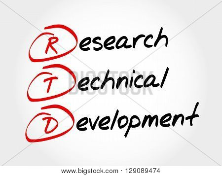 Rtd - Research Technical Development