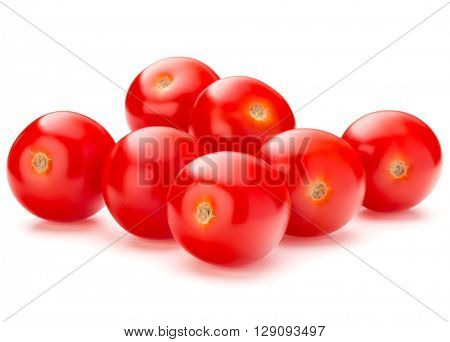 fresh cherry tomato isolated on white background cutout