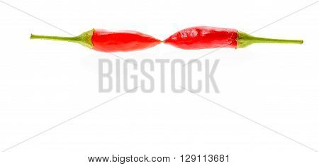 Red Hot Chili Peppers Cayenne, Serrano With Green Stem.