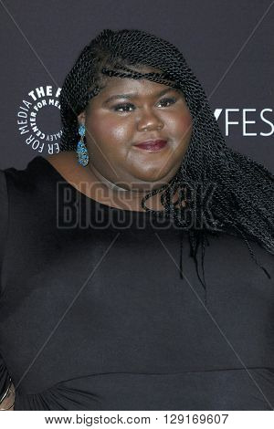 LOS ANGELES - MAR 18:  Gabourey Sidibe at the PaleyFest 2016 - Difficult People at the Dolby Theater on March 18, 2016 in Los Angeles, CA