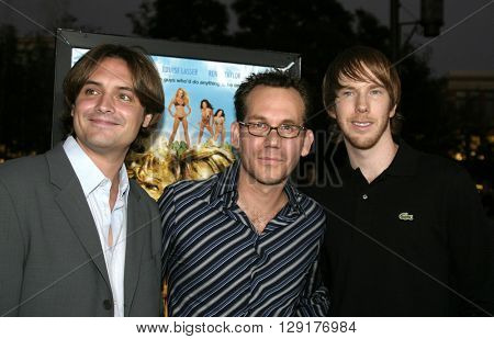 Will Friedle, Gary Preisler and Chris Owen at the Los Angeles premiere of 