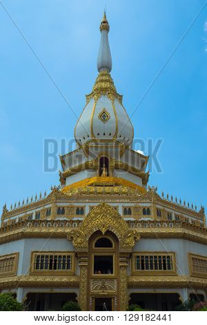 Phra Maha Chedi Chai Mongkol Temple Public & Famous Temple Roi Et Thailand