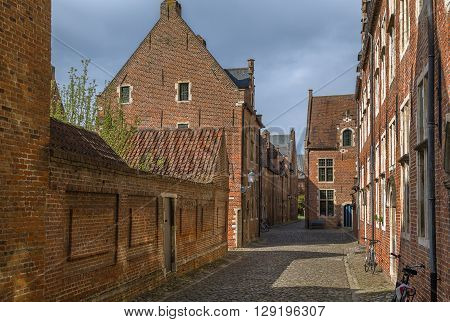 The Grand Beguinage of Leuven is a well preserved and completely restored historical quarter containing a dozen of streets in the south of downtown Leuven.Belgium