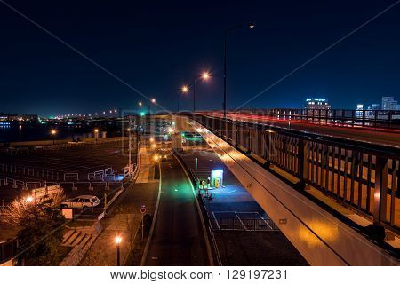 Hakodate Bridge Across The Se