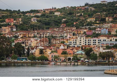 Picturesque View Of City Of Argostoli On Lakeside
