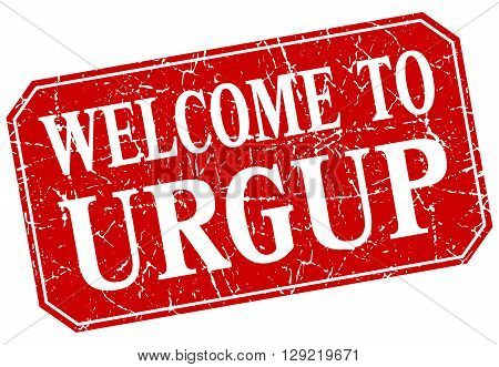 welcome to Urgup red square grunge stamp