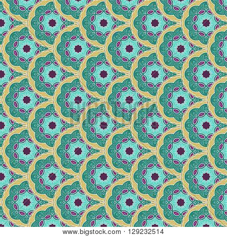 Mandala vector ornament  set. Graphic template for your design.