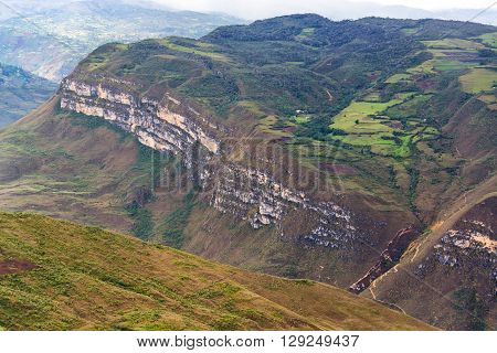 Landscape Of Kuelap, Peru