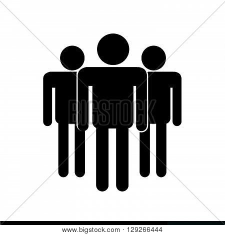 an images of Pictogram People Icon Illustration design