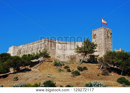 View of Sohail castle Fuengirola Malaga Province Andalucia Spain Western Europe.
** Note: Soft Focus at 100%, best at smaller sizes