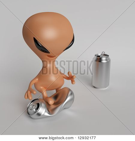 Alien genbruger kan