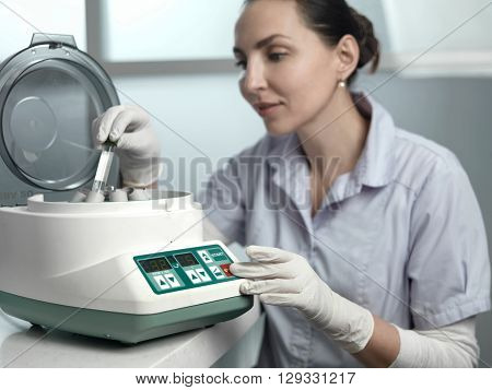 Procedures in the beauty clinic. Clinic Laboratory.