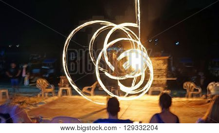 Fireshow On Phi Phi Island