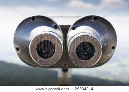 Public Telescope View From Jested Mountain Near Liberec Czech Republic