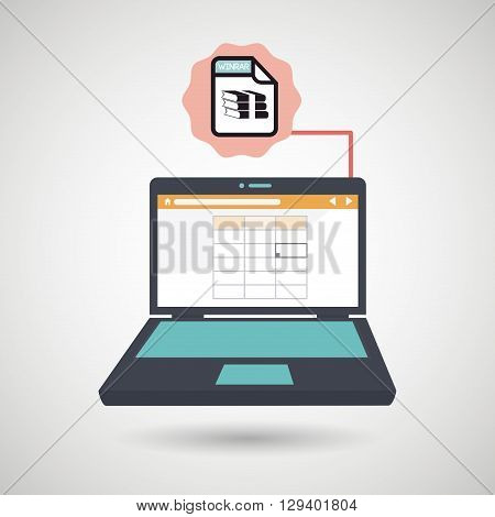 file format design, vector illustration eps10 graphic