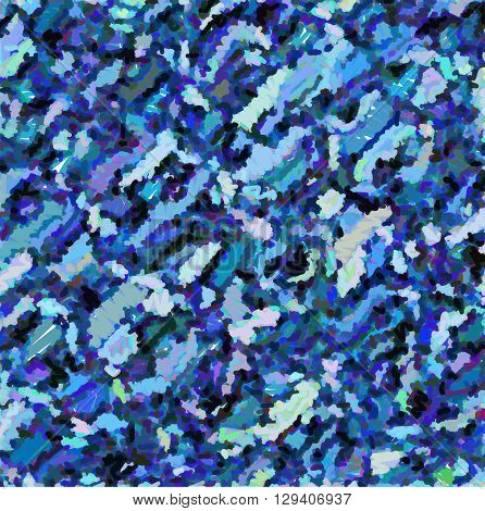 impressionistic paint background in blue and purple