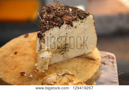 Cheese Called Drunkard With Marc And Raisins