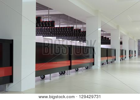 Gomel, Belarus - June 3, 2015: A Cultural Institution Gomel Oblast Socio-cultural Center, Street Lan