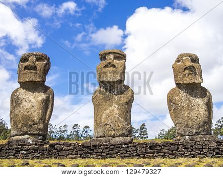 The Ahu Akivi 3 Boys