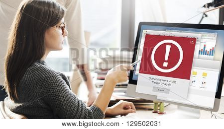Error Alert Failure Icon Problem Concept