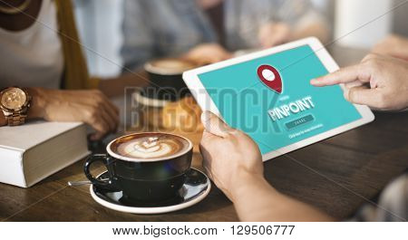 Route Map Navigation Track Places Concept