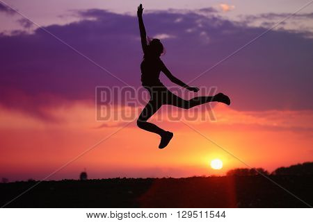 I practice every day at sunset on improving the health and well-being.