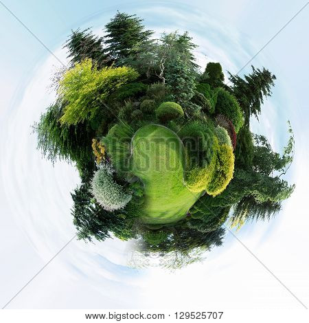 Planet Of Beautiful Spring Garden Design