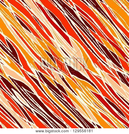 Vector Seamless Abstract Hand-drawn Pattern. Abstract Colorful Lines, Shading.