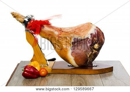 Pigs Ham On A Stand