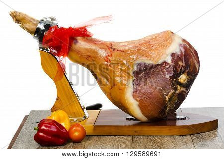 Pigs Ham On A Stand