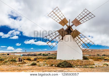 Traditional Windmill - Fuerteventura Canary Islands Spain