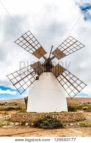 Traditional Windmill - Fuerteventura Canary Islands Spain