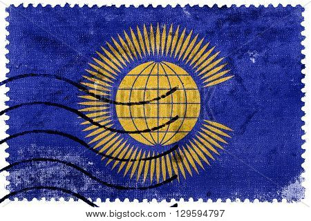 Flag Of The Commonwealth Of Nations, Old Postage Stamp